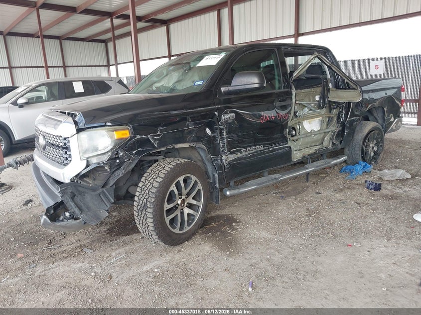 2018 Toyota Tundra VIN 5TFEY5F17JX234303 IAAI salvage auction — FRONT END, Salvage (Texas), sold $7,700 on 2026-07-31 (photo 2)