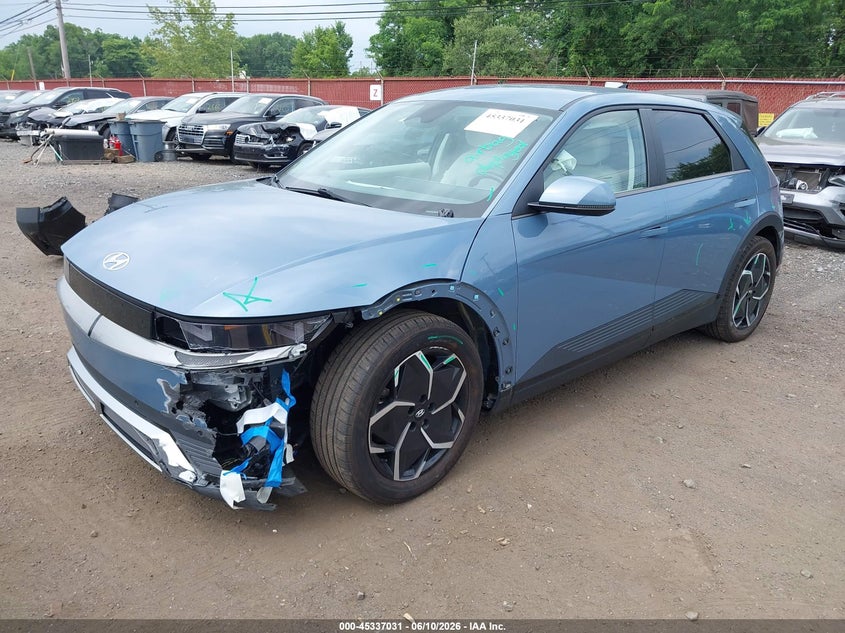 2022 Hyundai Ioniq 5 VIN KM8KNDAF7NU103805 IAAI salvage auction — FRONT END, Salvage Title, sold $9,500 on 2026-07-17 (photo 2)