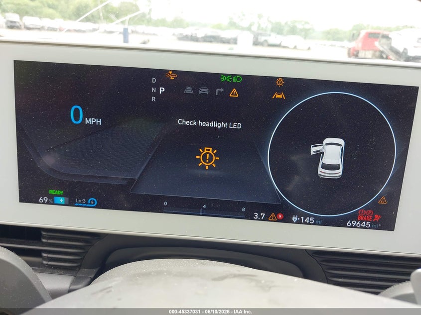 2022 Hyundai Ioniq 5 VIN KM8KNDAF7NU103805 IAAI salvage auction — FRONT END, Salvage Title, sold $9,500 on 2026-07-17 (photo 7)
