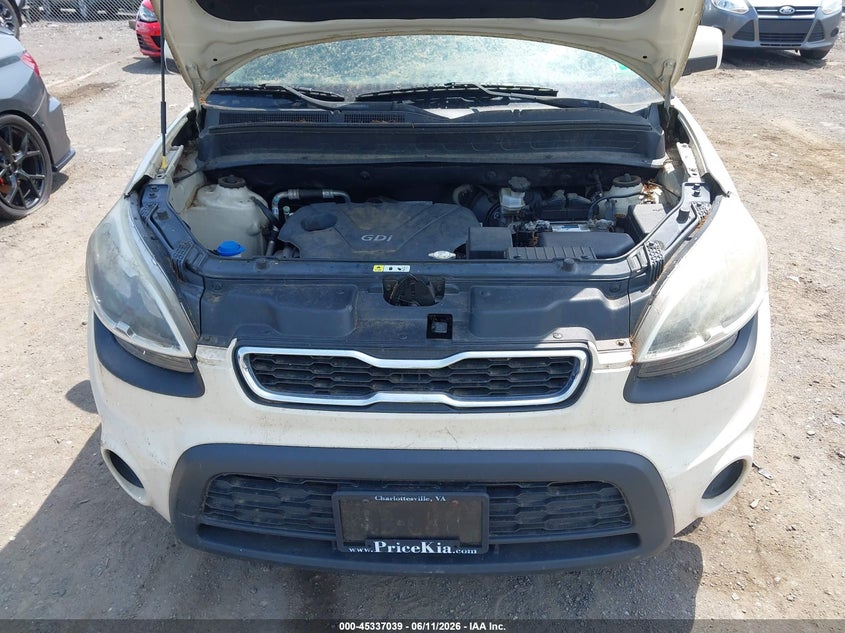 2012 Kia Soul VIN KNDJT2A59C7387340 IAAI salvage auction — NORMAL WEAR, Clear (Virginia), sold $300 on 2026-07-07 (photo 6)