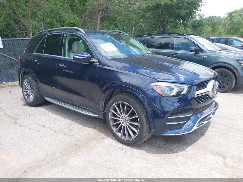2022 Mercedes-benz Gle VIN 4JGFB4KB1NA643643 IAAI salvage auction — FRONT END, Salvage Title, sold $21,200 on 2026-07-29 (photo 1)