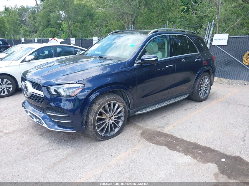 2022 Mercedes-benz Gle VIN 4JGFB4KB1NA643643 IAAI salvage auction — FRONT END, Salvage Title, sold $21,200 on 2026-07-29 (photo 2)