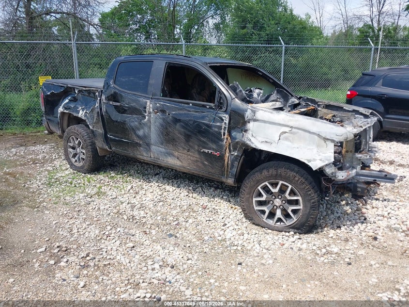 2021 Gmc Canyon VIN 1GTG6FEN4M1176019 IAAI salvage auction — FRONT END, Junk Bill Of Sale Mv2459 (Wisconsin), sold $775 on 2026-07-09 (photo 1)