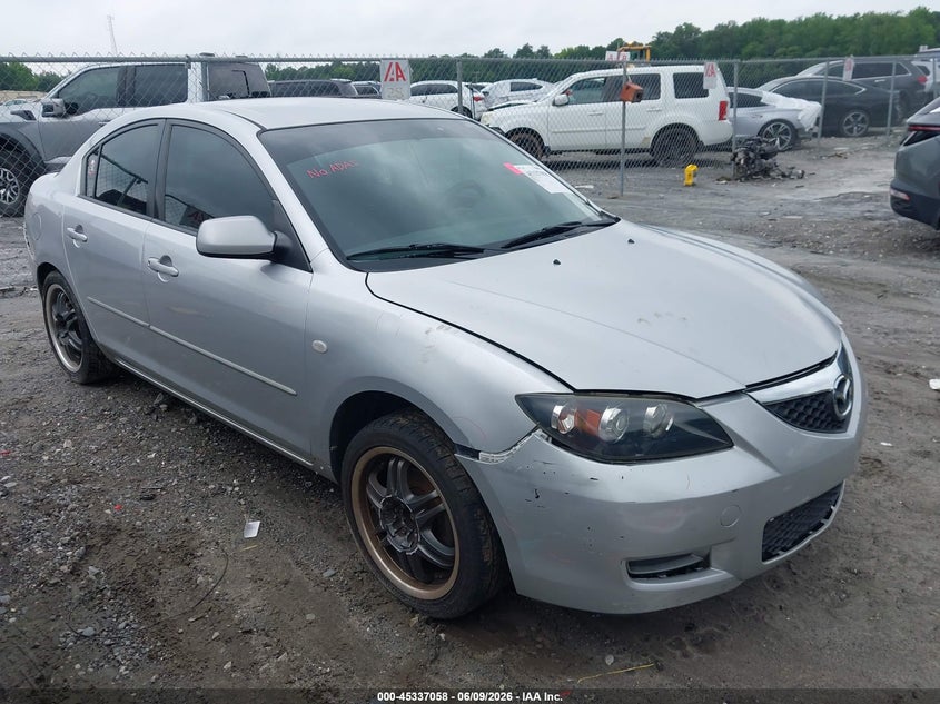 2008 Mazda 3 VIN JM1BK12F281783869 IAAI salvage auction — REAR END, Salvage (Georgia), sold $200 on 2026-07-22 (photo 1)