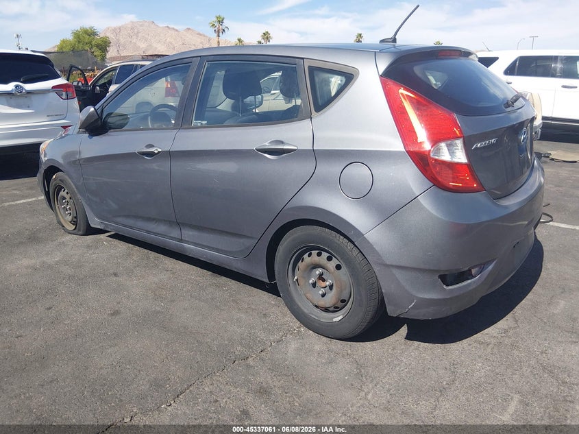 2016 Hyundai Accent VIN KMHCT5AE4GU255230 IAAI salvage auction — NORMAL WEAR, Salvage Title, sold $675 on 2026-07-17 (photo 3)