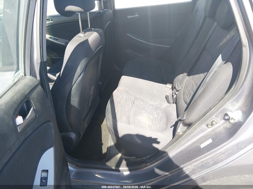2016 Hyundai Accent VIN KMHCT5AE4GU255230 IAAI salvage auction — NORMAL WEAR, Salvage Title, sold $675 on 2026-07-17 (photo 8)