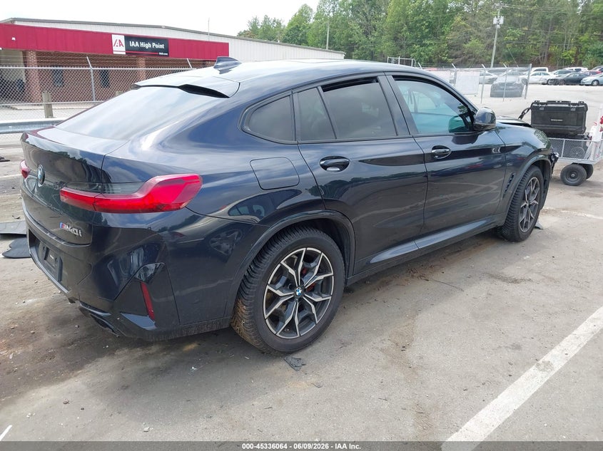 2023 BMW X4 VIN 5UX43DT04P9P82450 IAAI salvage auction — FRONT END, Salvage (North Carolina), sold $20,800 on 2026-07-06 (photo 4)