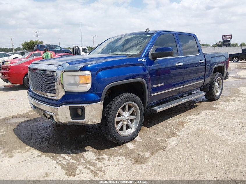2014 Gmc SIERRA VIN 3GTU2UEC4EG334525 IAAI salvage auction — HAIL, Salvage Title, sold $3,400 on 2026-08-03 (photo 2)