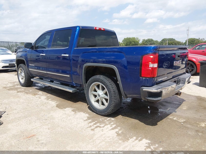 2014 Gmc SIERRA VIN 3GTU2UEC4EG334525 IAAI salvage auction — HAIL, Salvage Title, sold $3,400 on 2026-08-03 (photo 3)