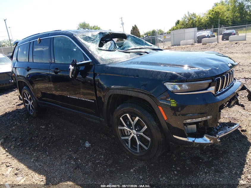 2025 Jeep VIN 1C4RJKBG6S8727836 IAAI salvage auction — ROLLOVER, Salvage Title, sold $3,150 on 2026-07-23 (photo 1)