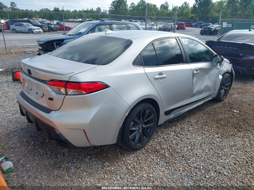 2023 Toyota Corolla VIN 5YFS4MCE8PP154743 IAAI salvage auction — RIGHT SIDE, Salvage (Mississippi), sold $5,900 on 2026-07-17 (photo 4)