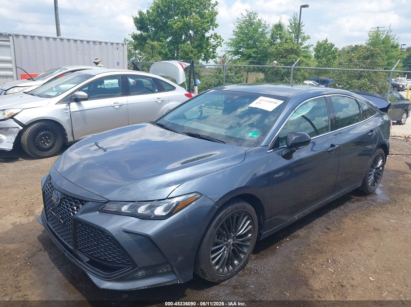 2019 Toyota Avalon VIN 4T1B21FB2KU004379 IAAI salvage auction — REAR END, Salvage Title, sold $7,400 on 2026-07-27 (photo 2)