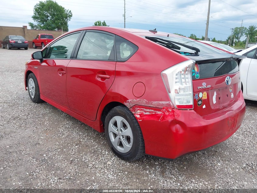 2011 Toyota Prius VIN JTDKN3DU4B5367594 IAAI salvage auction — NORMAL WEAR, Clear (Missouri), sold $425 on 2026-07-30 (photo 3)