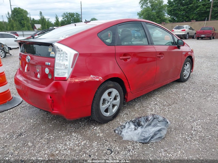 2011 Toyota Prius VIN JTDKN3DU4B5367594 IAAI salvage auction — NORMAL WEAR, Clear (Missouri), sold $425 on 2026-07-30 (photo 4)