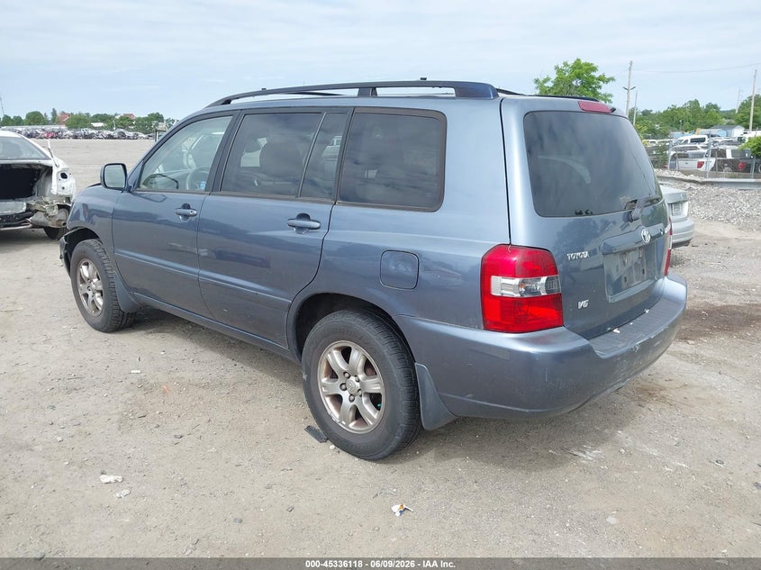 2004 Toyota Highlander VIN JTEDP21A340041403 IAAI salvage auction — FRONT END, Salvage (Pennsylvania), sold $525 on 2026-07-10 (photo 3)