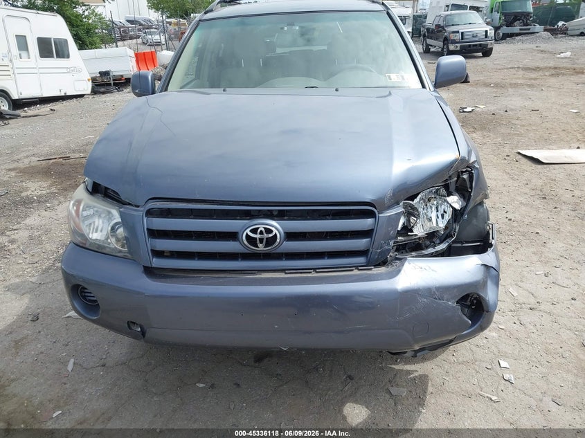2004 Toyota Highlander VIN JTEDP21A340041403 IAAI salvage auction — FRONT END, Salvage (Pennsylvania), sold $525 on 2026-07-10 (photo 6)