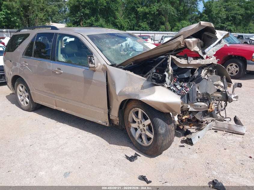 2006 Cadillac Srx VIN 1GYEE637360165174 IAAI salvage auction — FRONT & REAR, Salvage (Texas), sold $100 on 2026-07-09 (photo 1)