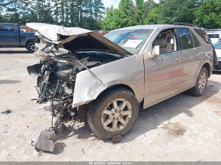 2006 Cadillac Srx VIN 1GYEE637360165174 IAAI salvage auction — FRONT & REAR, Salvage (Texas), sold $100 on 2026-07-09 (photo 2)