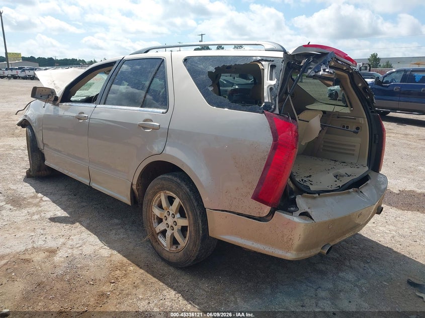 2006 Cadillac Srx VIN 1GYEE637360165174 IAAI salvage auction — FRONT & REAR, Salvage (Texas), sold $100 on 2026-07-09 (photo 3)
