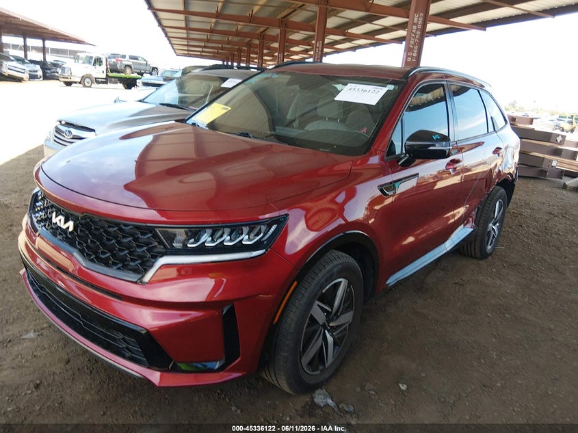 2023 Kia Sorento VIN 5XYRL4LC9PG191384 IAAI salvage auction — LEFT REAR, Salvage (Arizona), sold $8,600 on 2026-07-28 (photo 2)