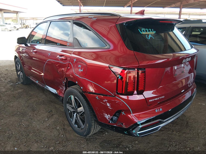 2023 Kia Sorento VIN 5XYRL4LC9PG191384 IAAI salvage auction — LEFT REAR, Salvage (Arizona), sold $8,600 on 2026-07-28 (photo 3)