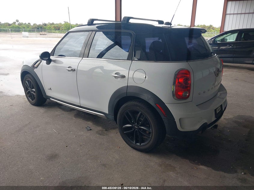 2015 Mini Countryman VIN WMWZC5C53FWP43984 IAAI salvage auction — MECHANICAL, Clear (Florida), sold $700 on 2026-07-15 (photo 3)