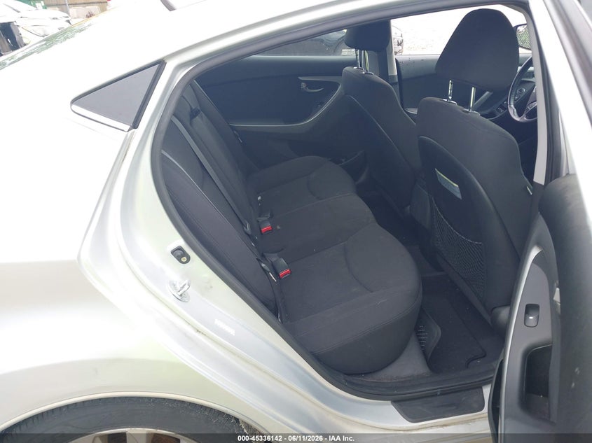 2015 Hyundai Elantra VIN KMHDH4AE9FU437696 IAAI salvage auction — THEFT, Salvage (Illinois), sold $1,300 on 2026-07-28 (photo 8)