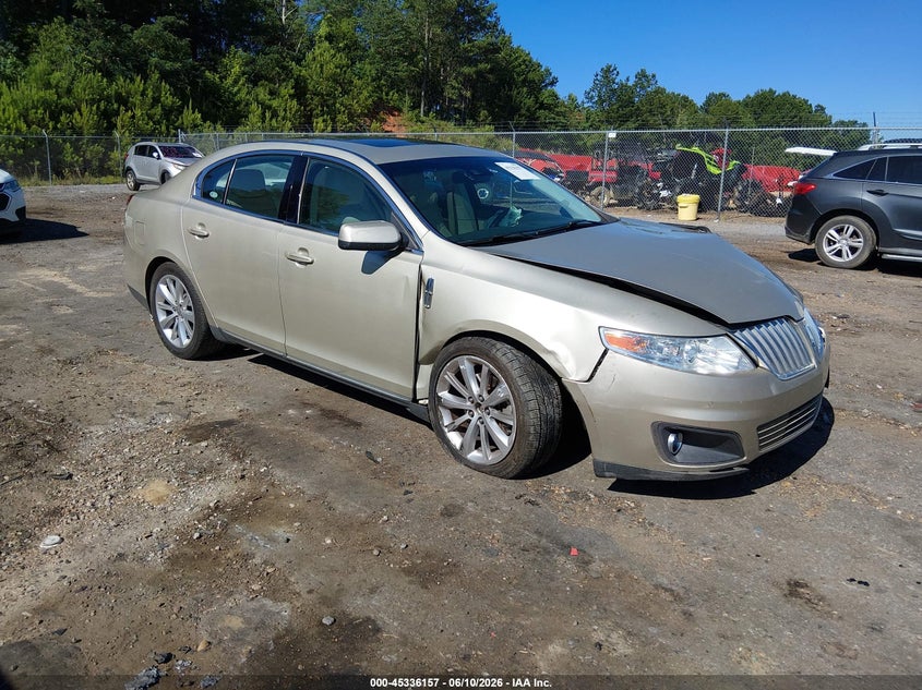 2011 Lincoln Mks VIN 1LNHL9DR1BG605920 IAAI salvage auction — LEFT FRONT, Salvage (Mississippi), sold $225 on 2026-07-10 (photo 1)