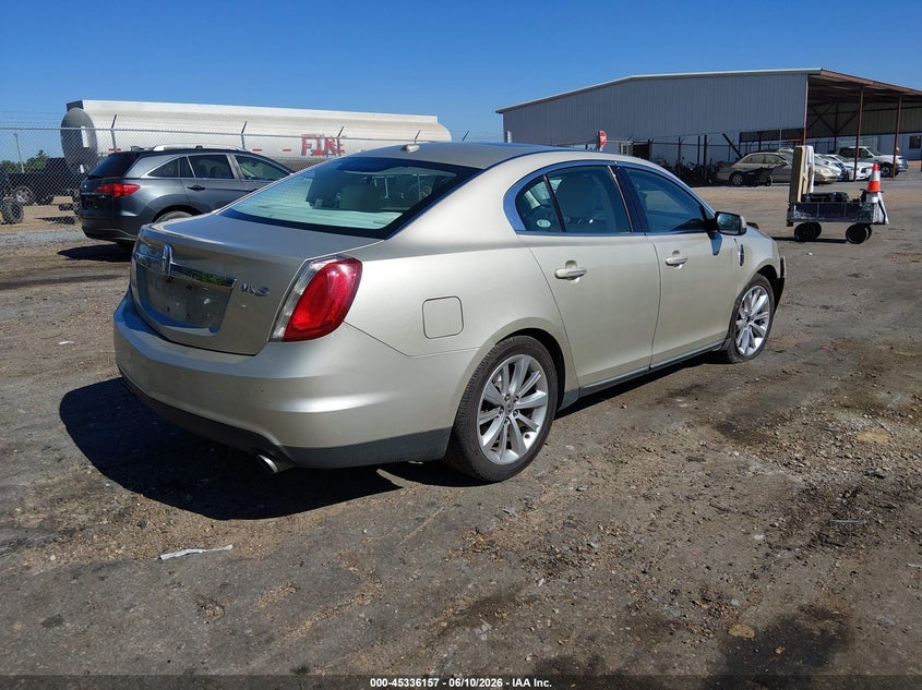 2011 Lincoln Mks VIN 1LNHL9DR1BG605920 IAAI salvage auction — LEFT FRONT, Salvage (Mississippi), sold $225 on 2026-07-10 (photo 4)