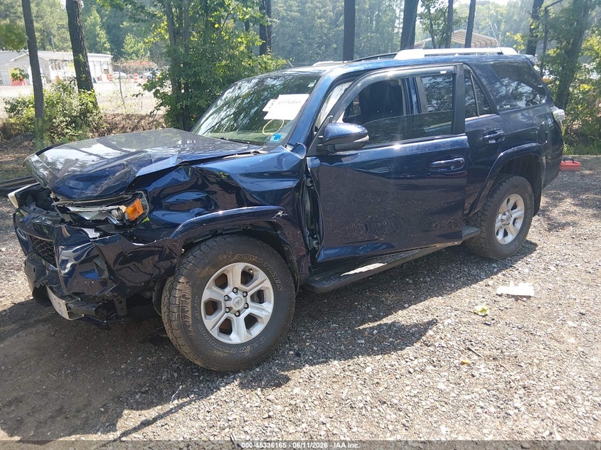 2018 Toyota 4runner VIN JTEBU5JR7J5521417 IAAI salvage auction — FRONT END, Salvage (Virginia), sold $6,200 on 2026-07-14 (photo 2)