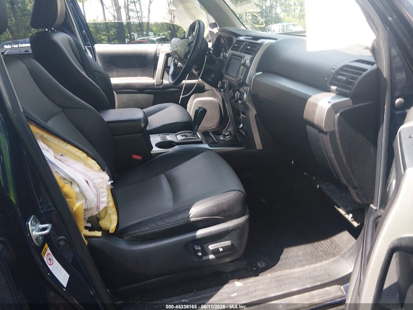 2018 Toyota 4runner VIN JTEBU5JR7J5521417 IAAI salvage auction — FRONT END, Salvage (Virginia), sold $6,200 on 2026-07-14 (photo 5)