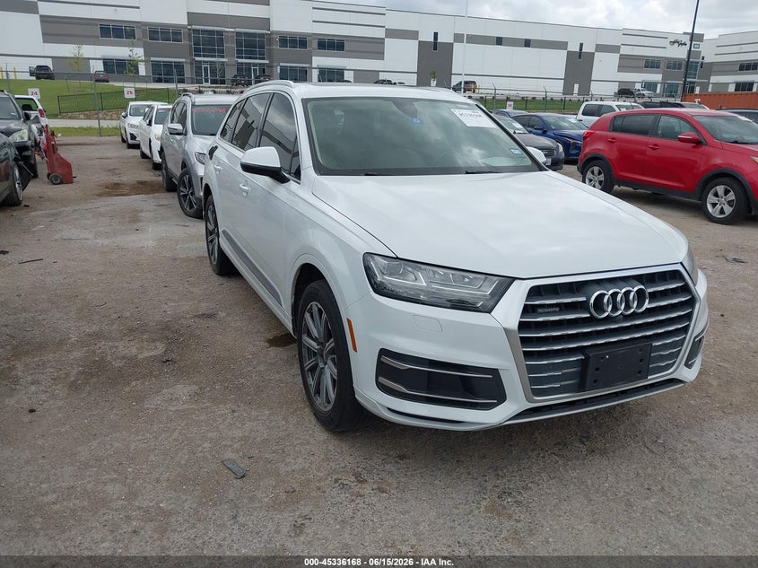 2018 Audi Q7 VIN WA1LHAF79JD020784 IAAI salvage auction — HAIL, Salvage (Texas), sold $775 on 2026-07-28 (photo 1)