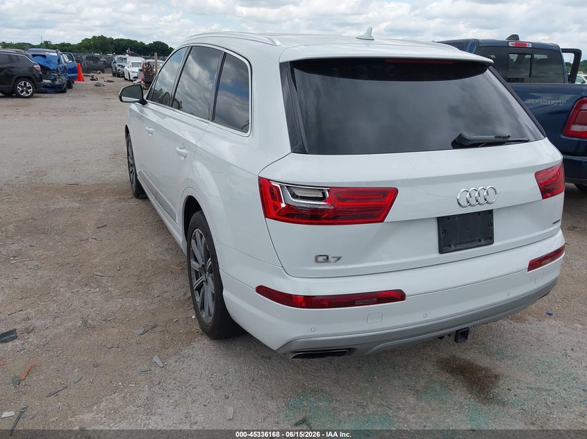 2018 Audi Q7 VIN WA1LHAF79JD020784 IAAI salvage auction — HAIL, Salvage (Texas), sold $775 on 2026-07-28 (photo 3)