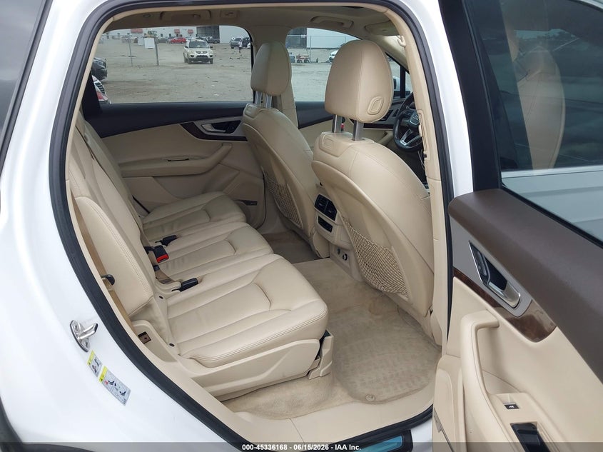 2018 Audi Q7 VIN WA1LHAF79JD020784 IAAI salvage auction — HAIL, Salvage (Texas), sold $775 on 2026-07-28 (photo 8)