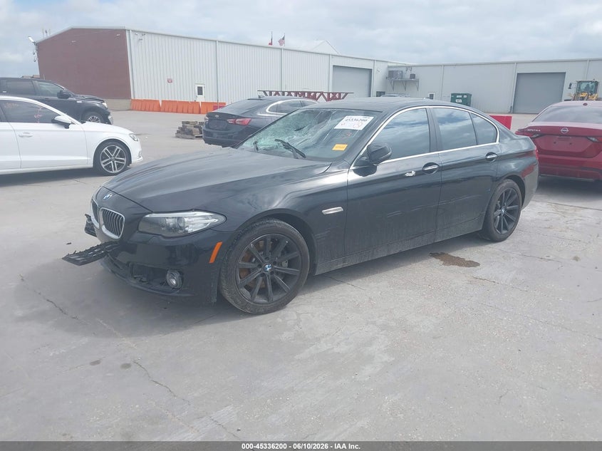 2015 BMW 5er VIN WBA5B3C50FD540570 IAAI salvage auction — RIGHT FRONT, Salvage (Illinois), sold $1,150 on 2026-07-08 (photo 2)