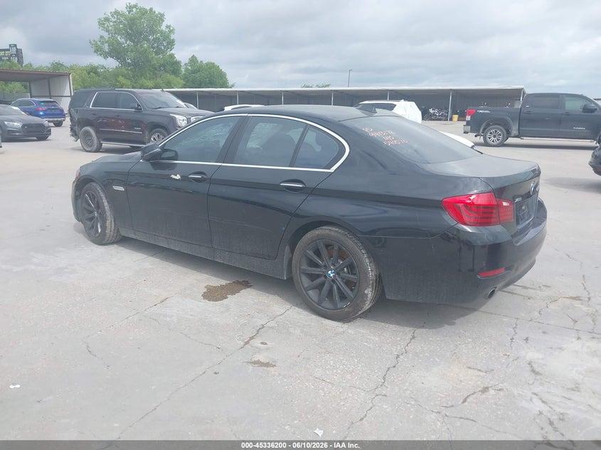 2015 BMW 5er VIN WBA5B3C50FD540570 IAAI salvage auction — RIGHT FRONT, Salvage (Illinois), sold $1,150 on 2026-07-08 (photo 3)