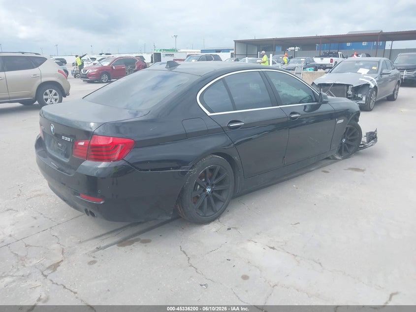 2015 BMW 5er VIN WBA5B3C50FD540570 IAAI salvage auction — RIGHT FRONT, Salvage (Illinois), sold $1,150 on 2026-07-08 (photo 4)