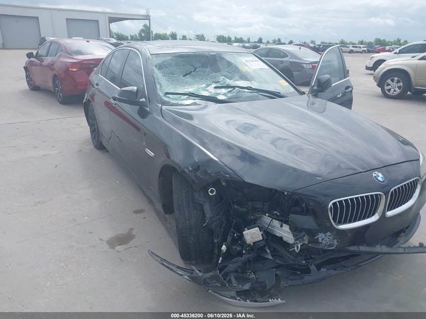 2015 BMW 5er VIN WBA5B3C50FD540570 IAAI salvage auction — RIGHT FRONT, Salvage (Illinois), sold $1,150 on 2026-07-08 (photo 6)