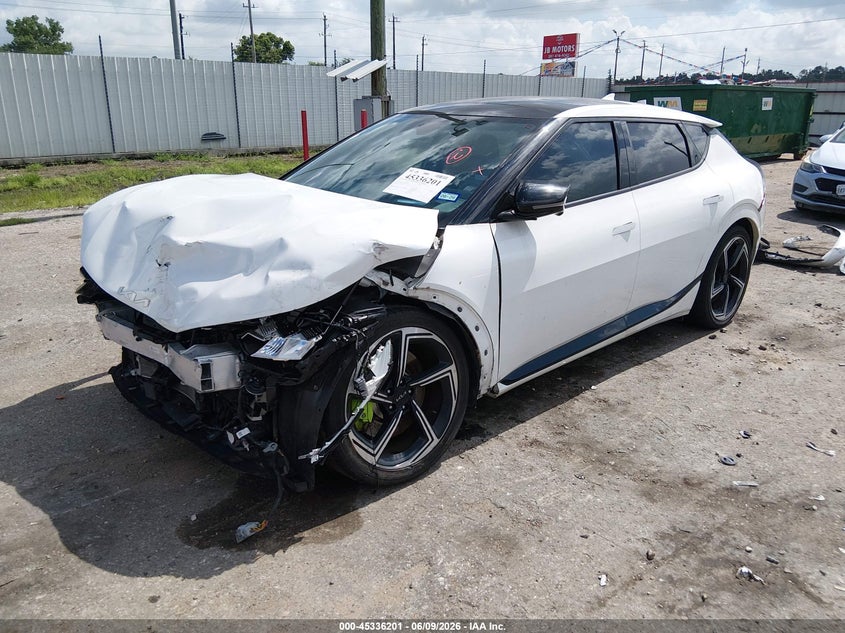 2023 Kia Ev6 VIN KNDC5DLE3P5132700 IAAI salvage auction — FRONT END, Salvage Title, sold $5,600 on 2026-07-09 (photo 2)