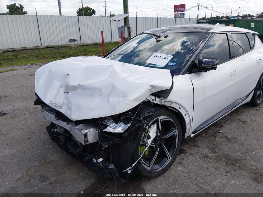 2023 Kia Ev6 VIN KNDC5DLE3P5132700 IAAI salvage auction — FRONT END, Salvage Title, sold $5,600 on 2026-07-09 (photo 6)