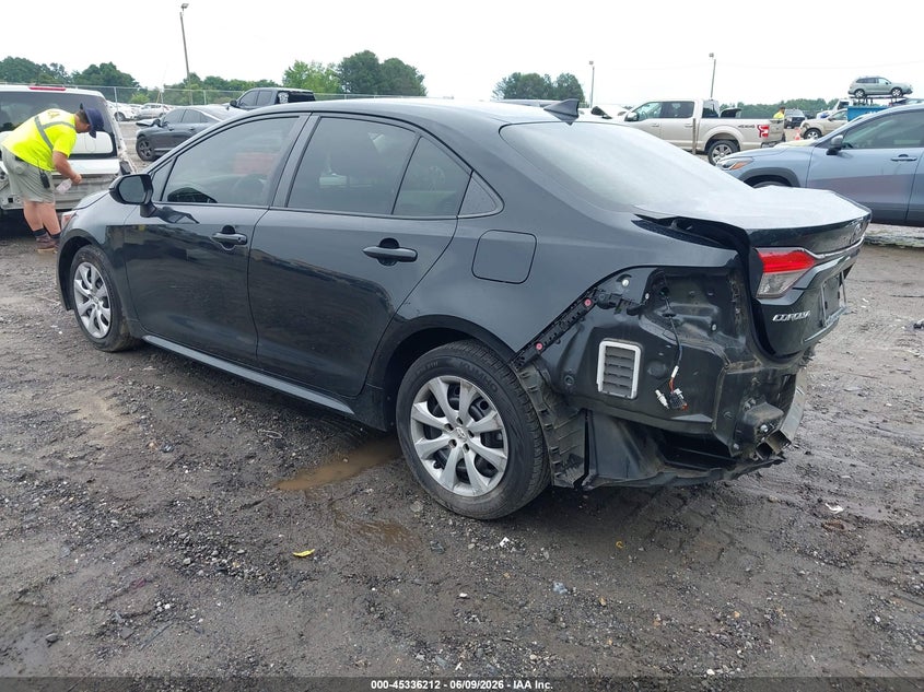2022 Toyota Corolla VIN JTDEPMAE2NJ195829 IAAI salvage auction — REAR END, Salvage (Georgia), sold $3,550 on 2026-07-30 (photo 3)
