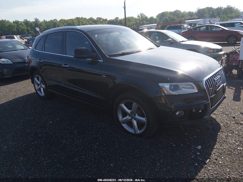 2017 Audi Q5 VIN WA1M2AFP3HA070078 IAAI salvage auction — FRONT END, Salvage - Greater Than 75% (Maryland), sold $3,200 on 2026-07-13 (photo 1)