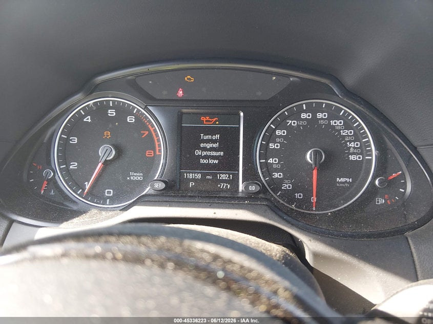 2017 Audi Q5 VIN WA1M2AFP3HA070078 IAAI salvage auction — FRONT END, Salvage - Greater Than 75% (Maryland), sold $3,200 on 2026-07-13 (photo 7)