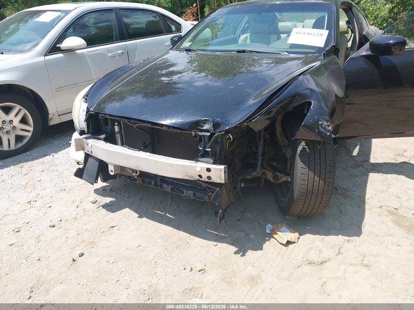 2009 Infiniti G37 VIN JNKCV64F79M653560 IAAI salvage auction — FRONT END, Clear (Massachusetts), sold $450 on 2026-07-09 (photo 6)