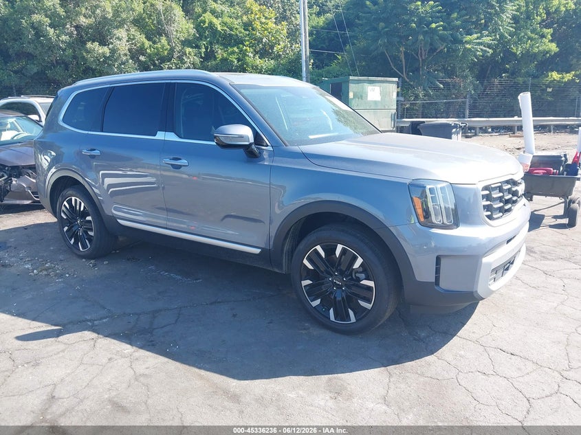 2024 Kia Telluride VIN 5XYP54GC0RG454053 IAAI salvage auction — LEFT SIDE, Salvage Title, sold $12,200 on 2026-07-30 (photo 1)