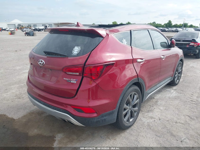 2018 Hyundai Santa fe VIN 5XYZWDLA1JG515263 IAAI salvage auction — ROOF, Salvage (Texas), sold $2,550 on 2026-07-29 (photo 4)