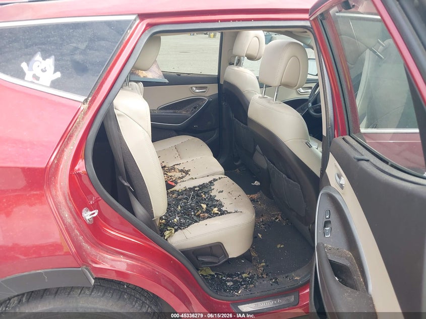 2018 Hyundai Santa fe VIN 5XYZWDLA1JG515263 IAAI salvage auction — ROOF, Salvage (Texas), sold $2,550 on 2026-07-29 (photo 8)