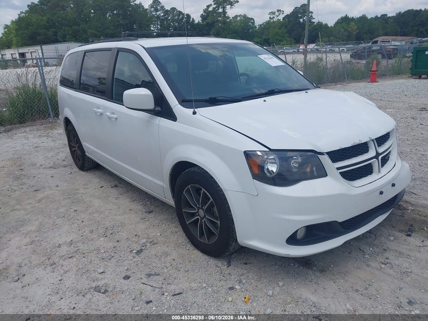 2018 Dodge Caravan VIN 2C4RDGEG2JR250681 IAAI salvage auction — LEFT FRONT, Salvage (North Carolina), sold $25 on 2026-07-10 (photo 1)