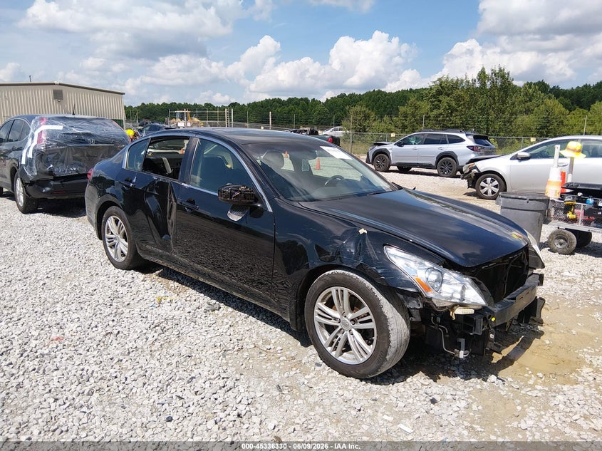 2011 Infiniti G25 VIN JN1DV6AP4BM601184 IAAI salvage auction — FRONT END, Salvage (Alabama), sold $350 on 2026-07-20 (photo 1)