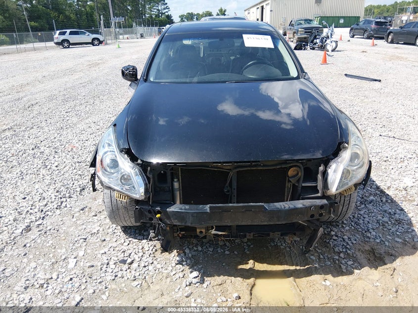 2011 Infiniti G25 VIN JN1DV6AP4BM601184 IAAI salvage auction — FRONT END, Salvage (Alabama), sold $350 on 2026-07-20 (photo 6)